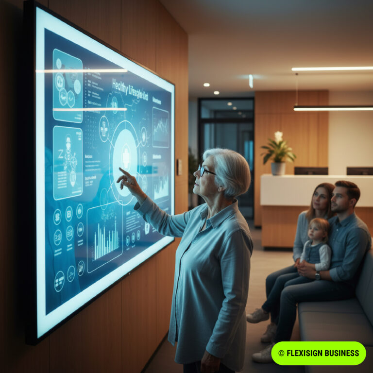 Digital Signage - LED TV a screen