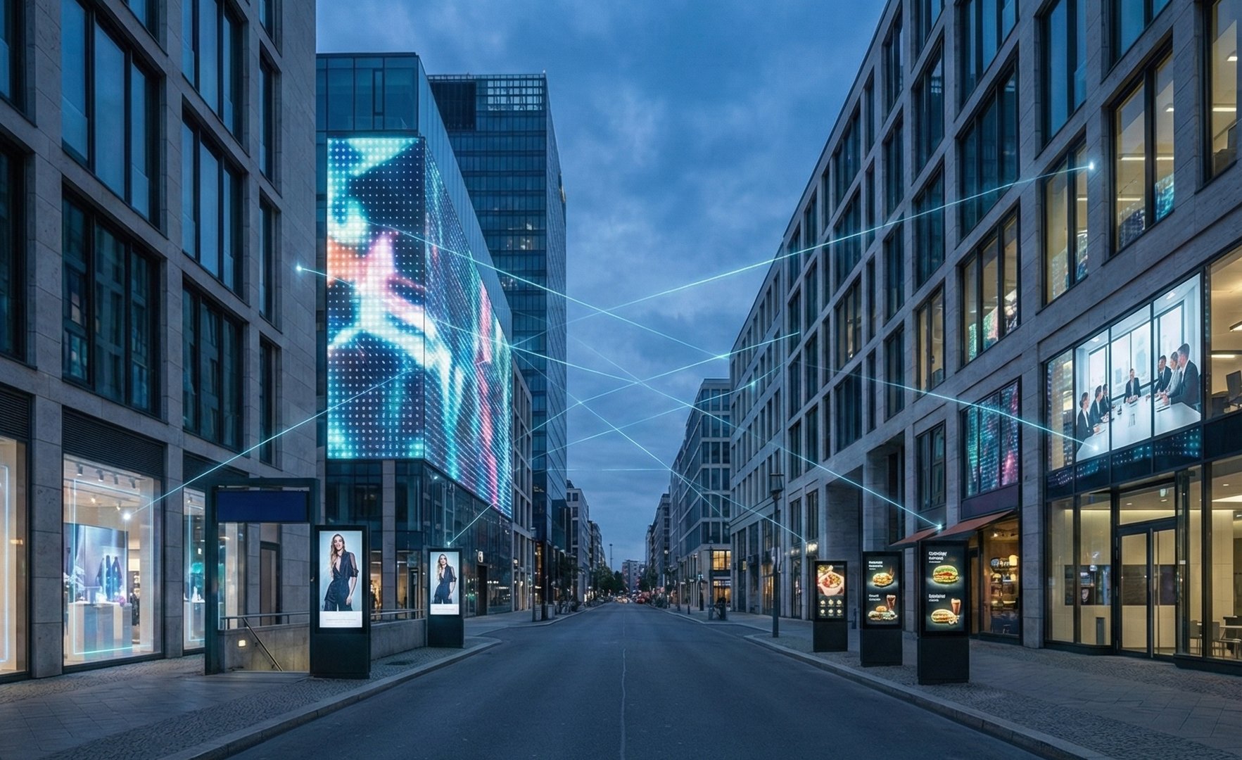 LED digital signage instalace – FlexiSign Business